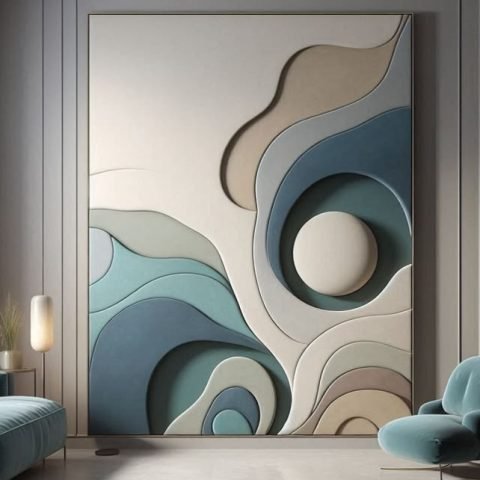 artist painting wall